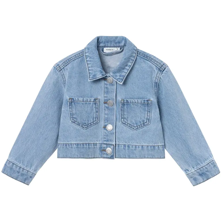 Spijkerjasje met unicorn Conny (light blue denim)