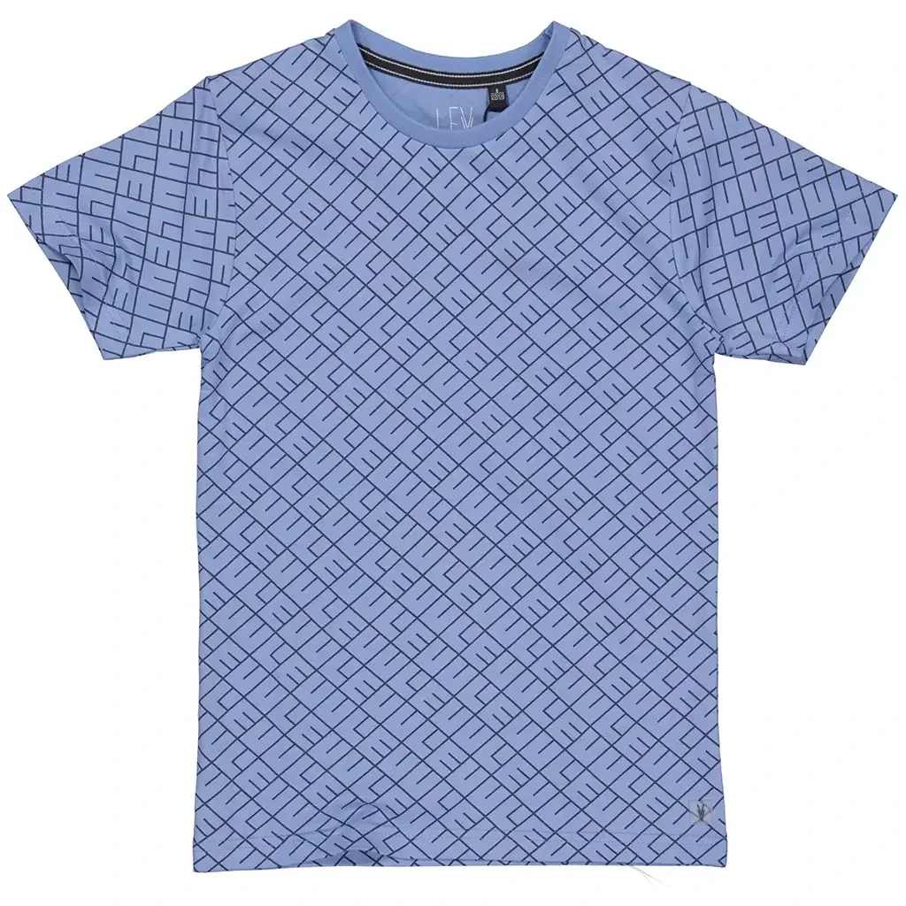 T-shirt Kaden (aop blue text)