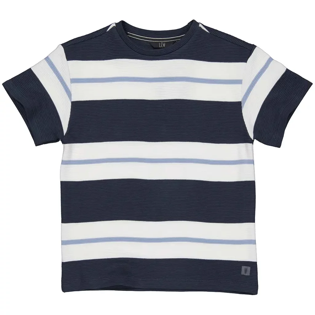 T-shirt oversized Kayden (aop blue stripe)