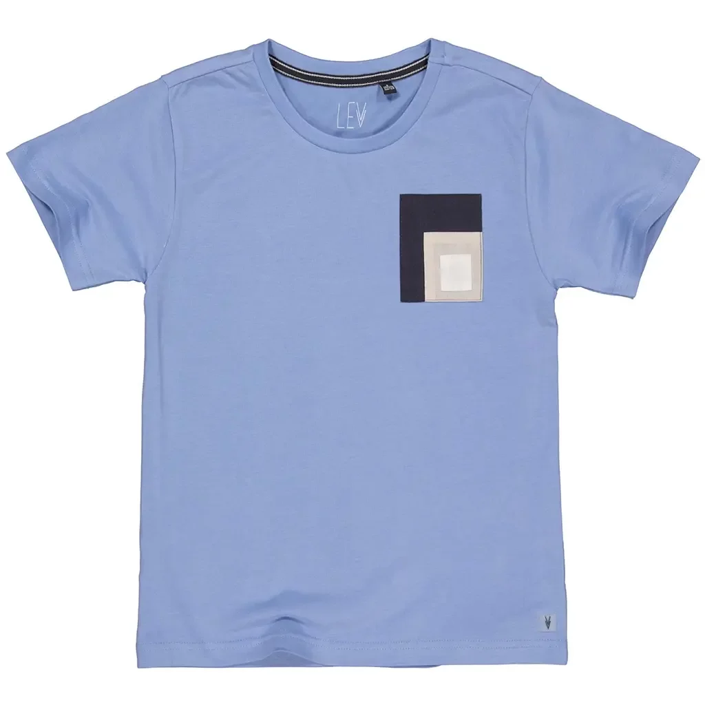 T-shirt sweat Kamil (mid blue)