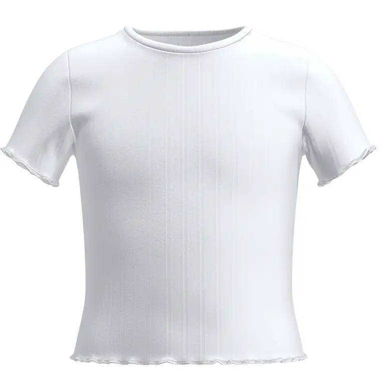 Crop top Noralina (bright white)