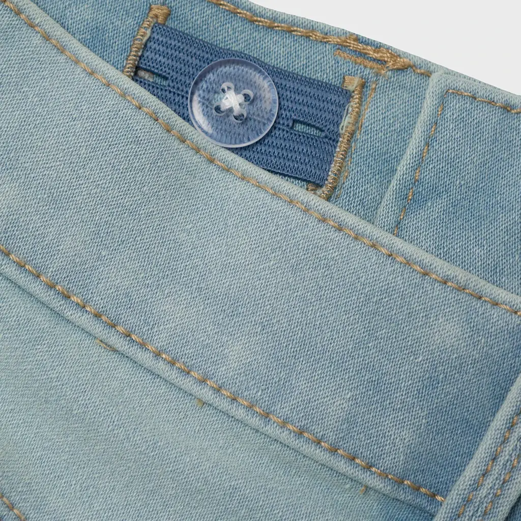 Korte spijkerbroek SLIM FIT Salli (light blue denim)