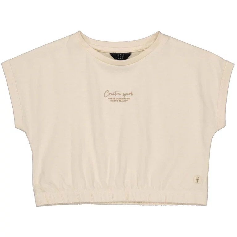 Cropped top Maura (ivory white)