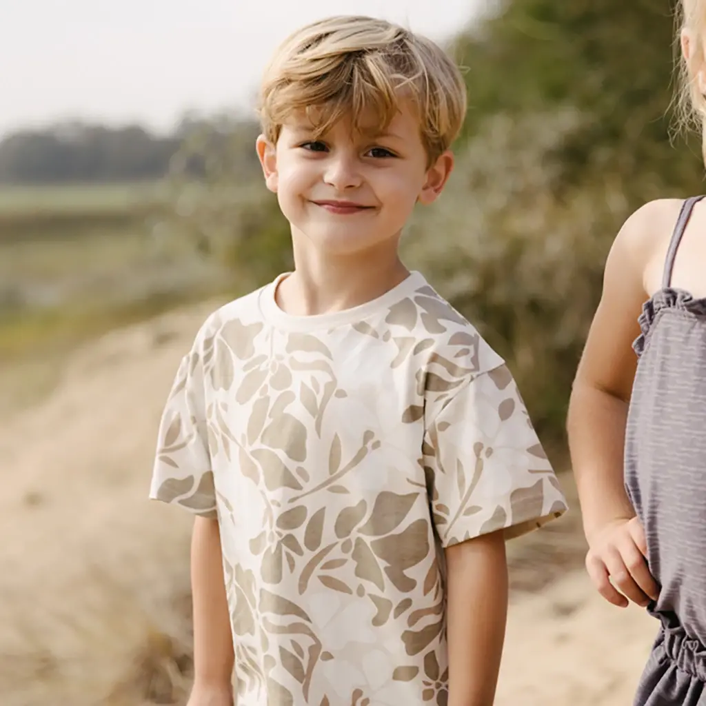 T-shirt Mak (aop white flower)