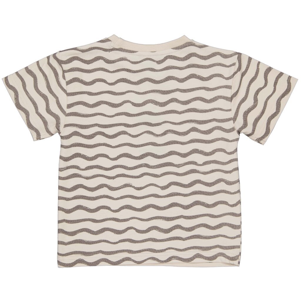 T-shirt oversized Malo (aop grey stripe)