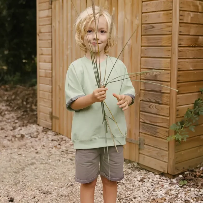 Korte broek sweat Mink (grey charcoal)