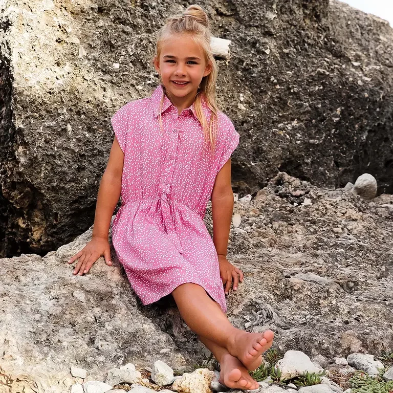 Jurk Bayan (aop purple check)