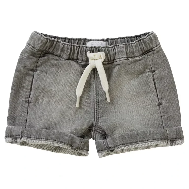 Kort broekje Burke (light grey denim)