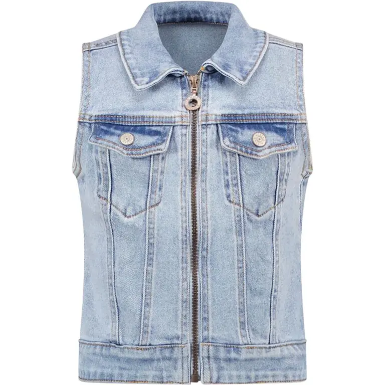 Spijker gilet B. Blush (limit denim)