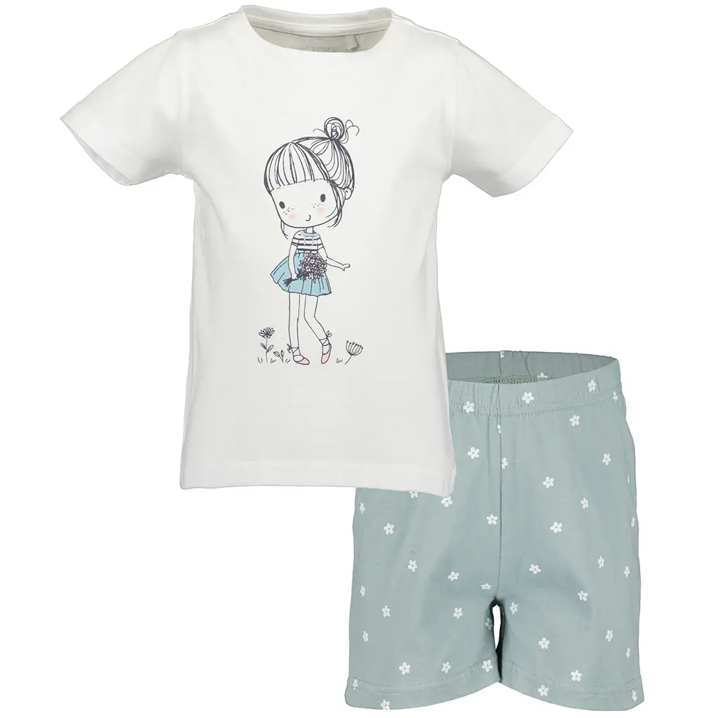 Pyjama Romantic Girl (white/glacier orig)