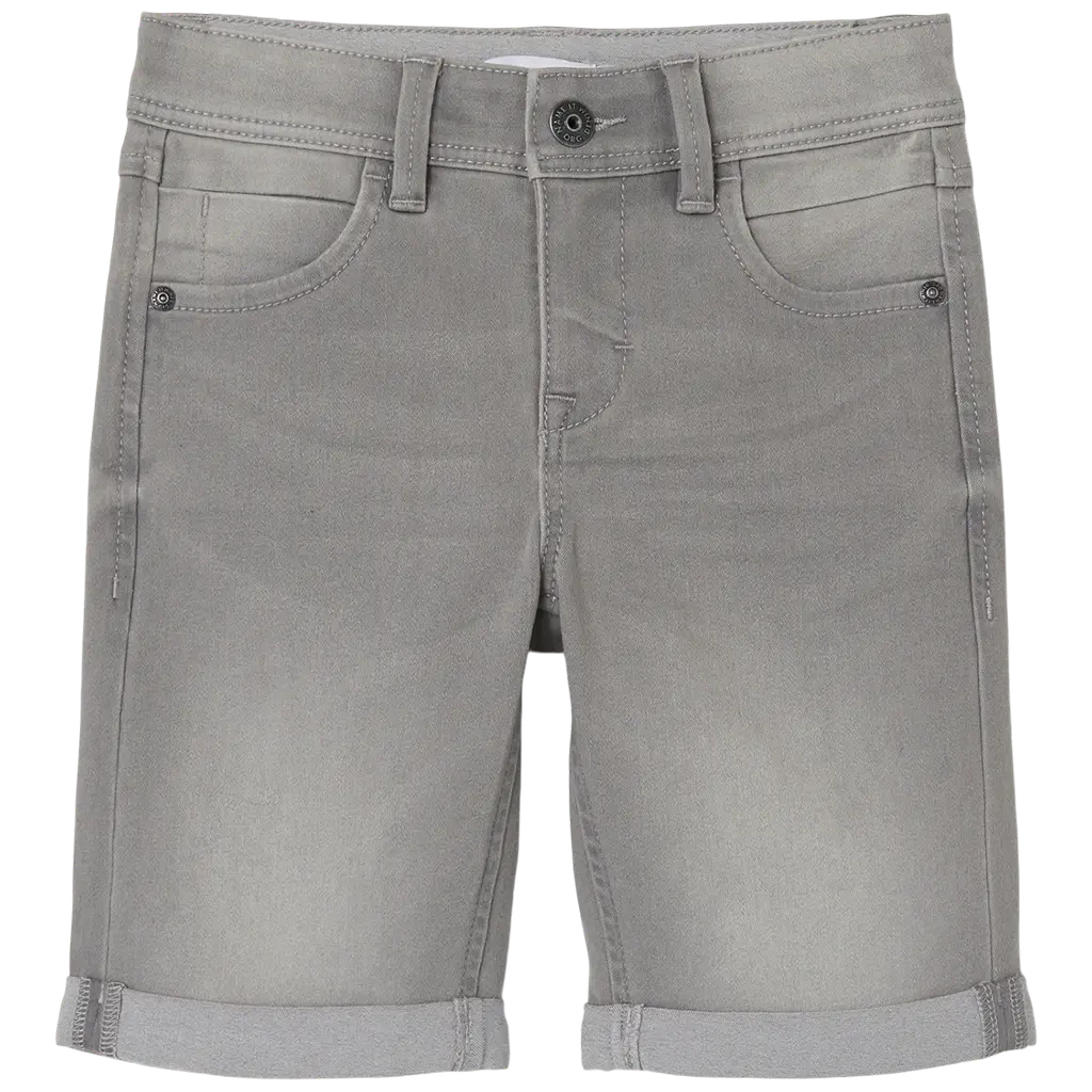 Korte spijkerbroek SLIM FIT Silas (medium grey denim)