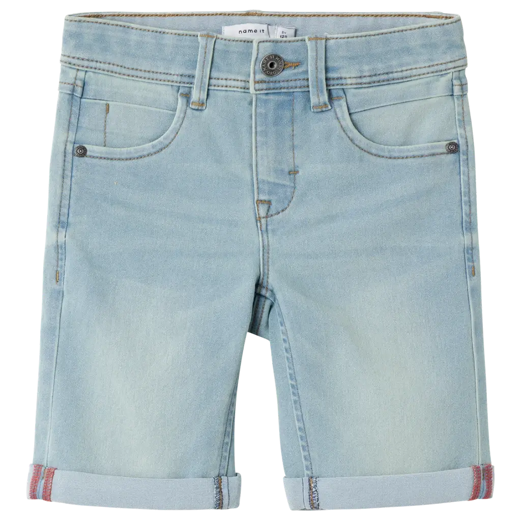 Korte spijkerbroek SLIM FIT Silas (light blue denim)