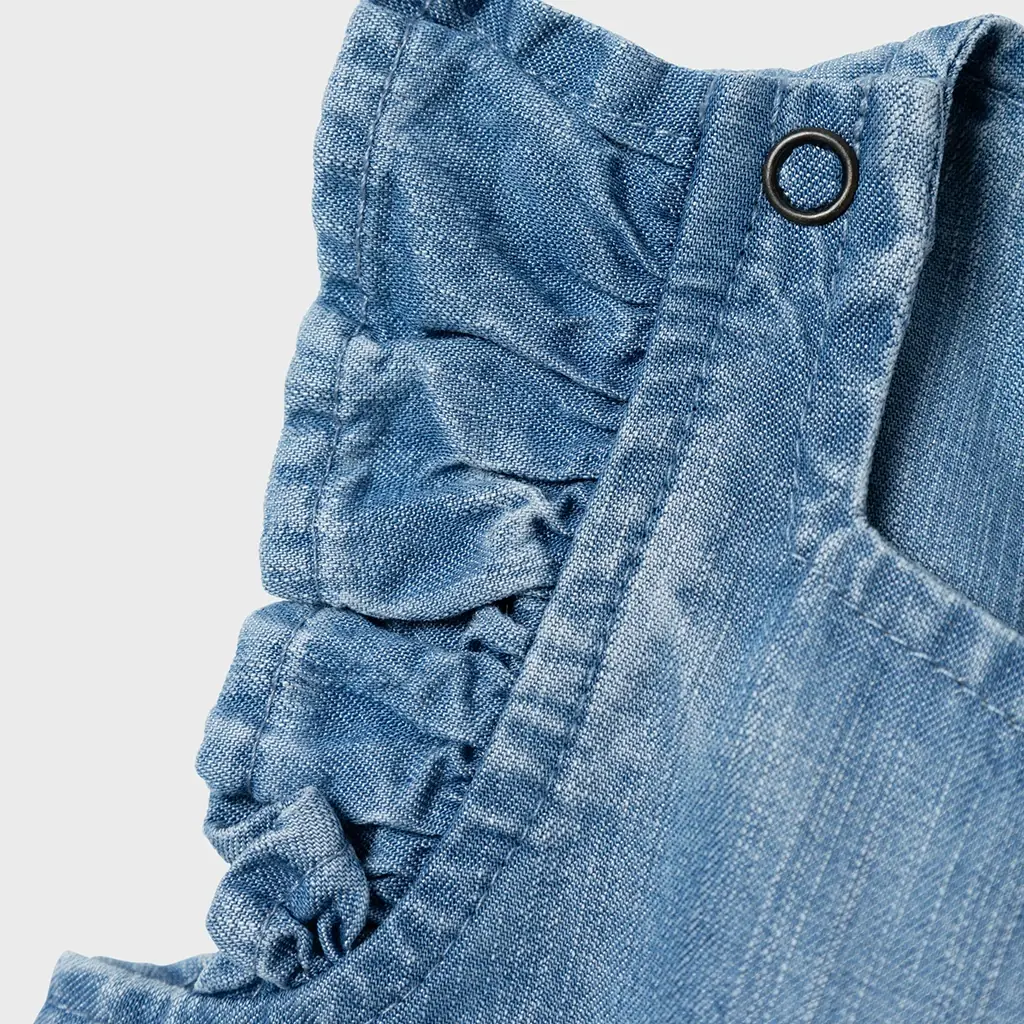 Soepele spijker jumpsuit Rose (medium blue denim)