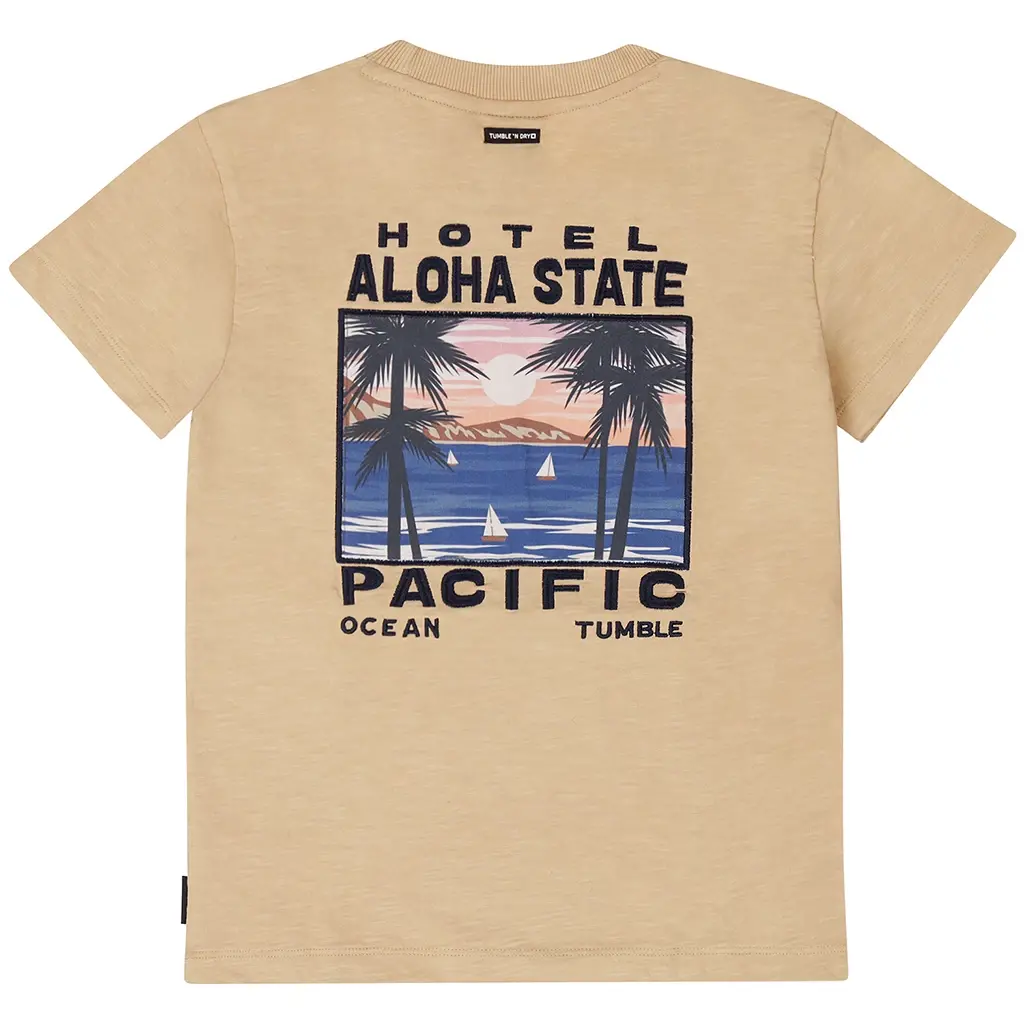 T-shirt Palm Bay (sesame)