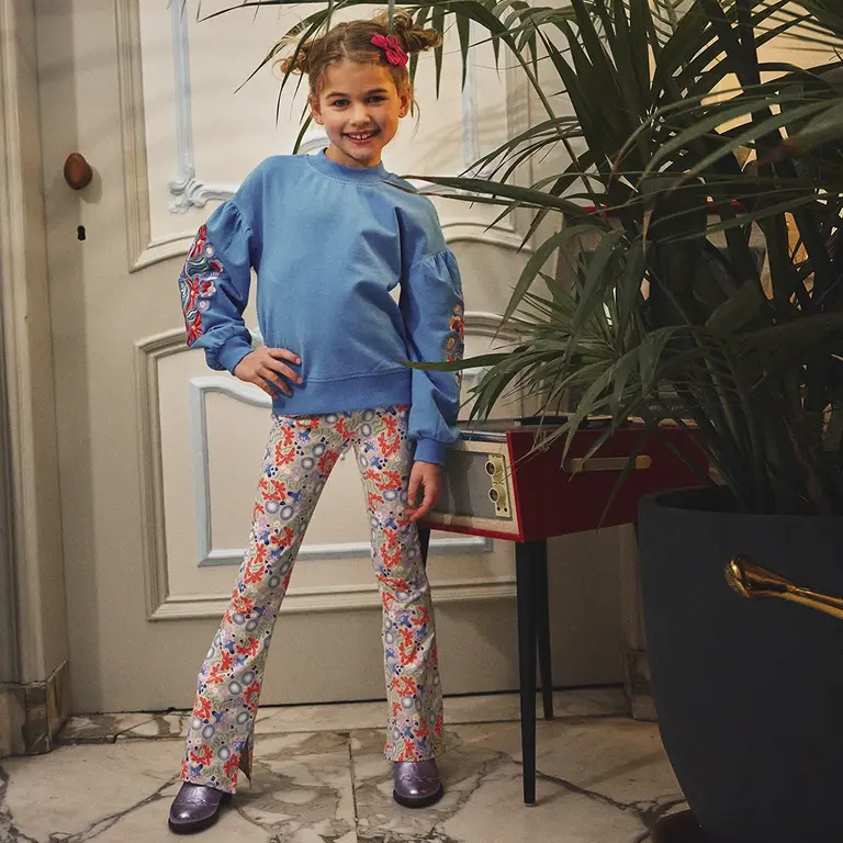 Flared broek Mila (bisque)