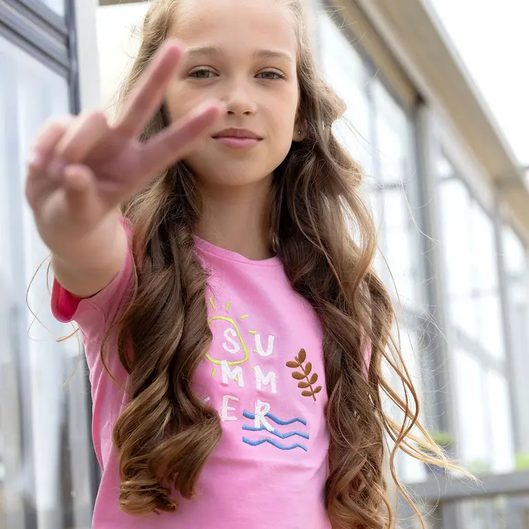 T-shirt B. Glossy (sugar pink)