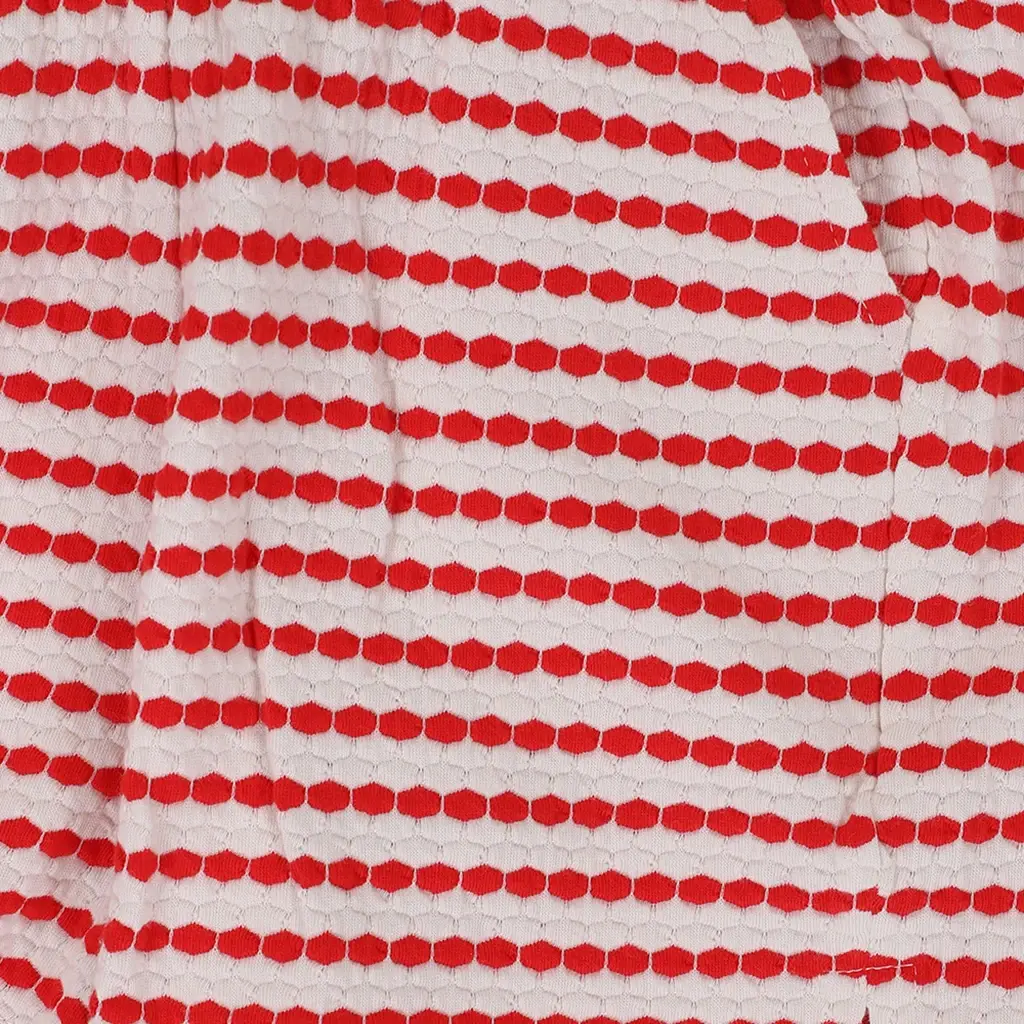 Korte broek striped (red)
