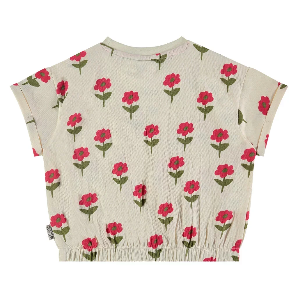 T-shirt flowers (off white)