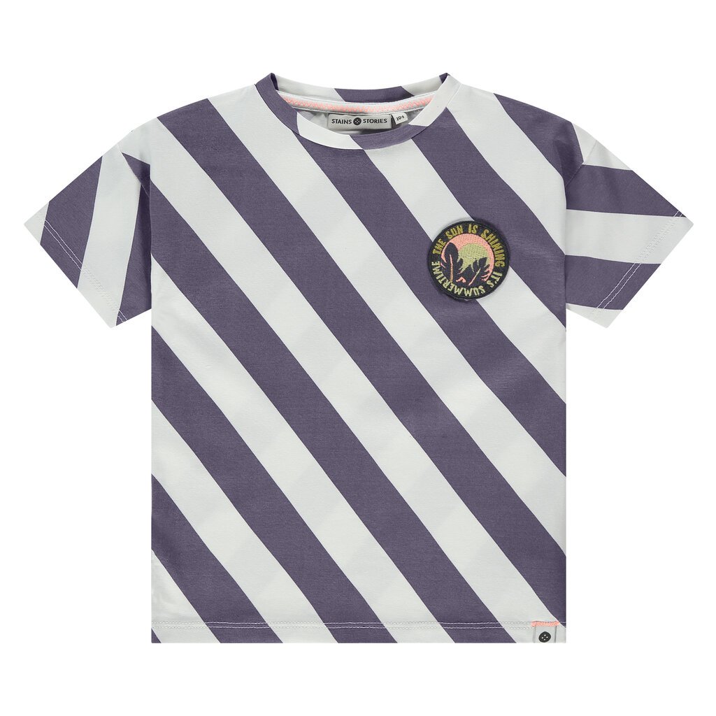 T-shirt stripes (grape)