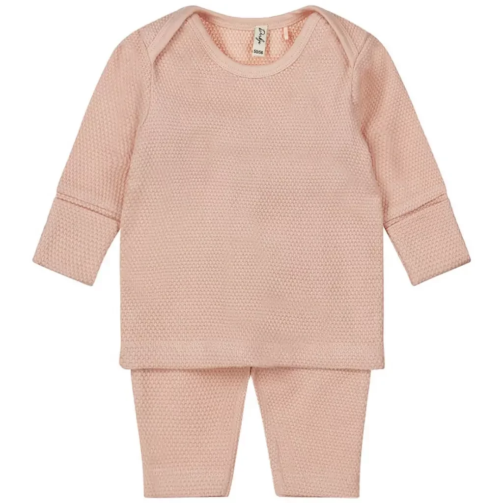 Set truitje met broekje (light dusty pink)