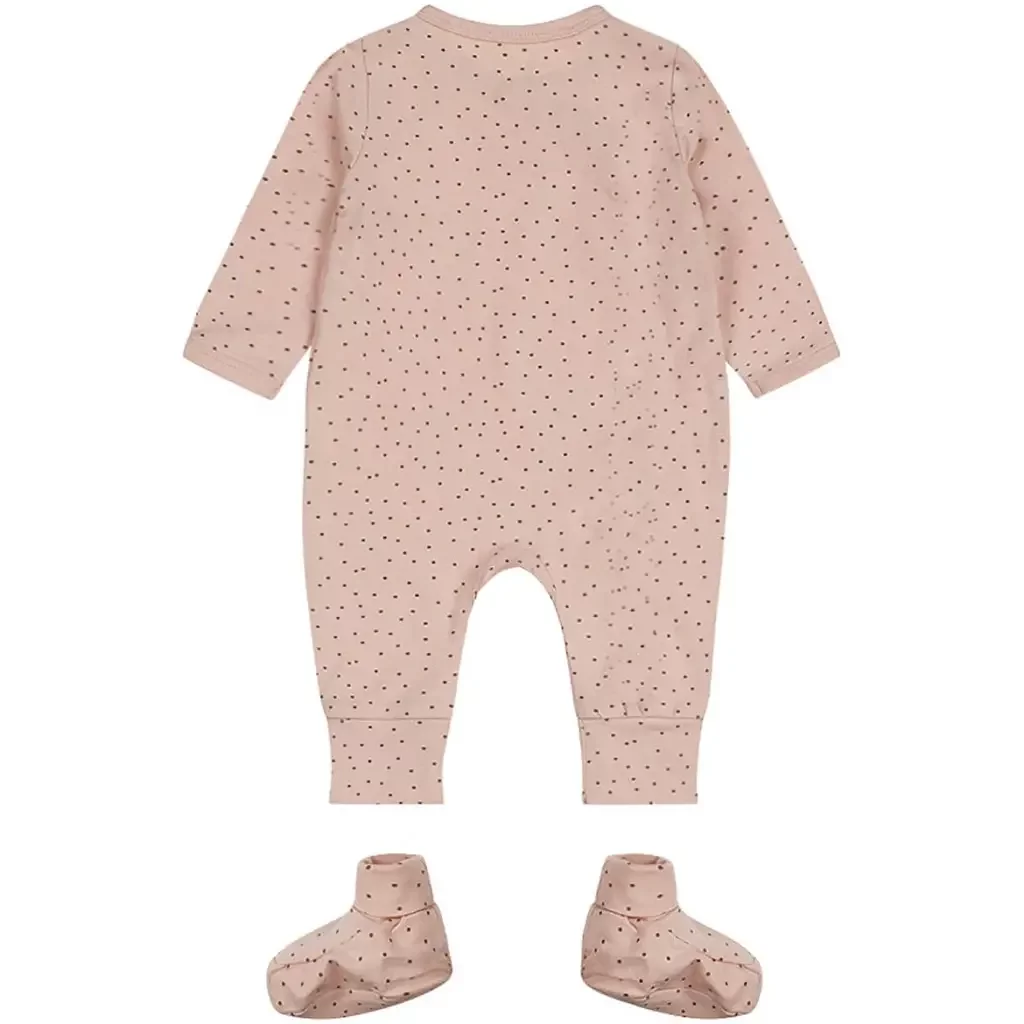 Boxpakje met booties (light dusty pink)