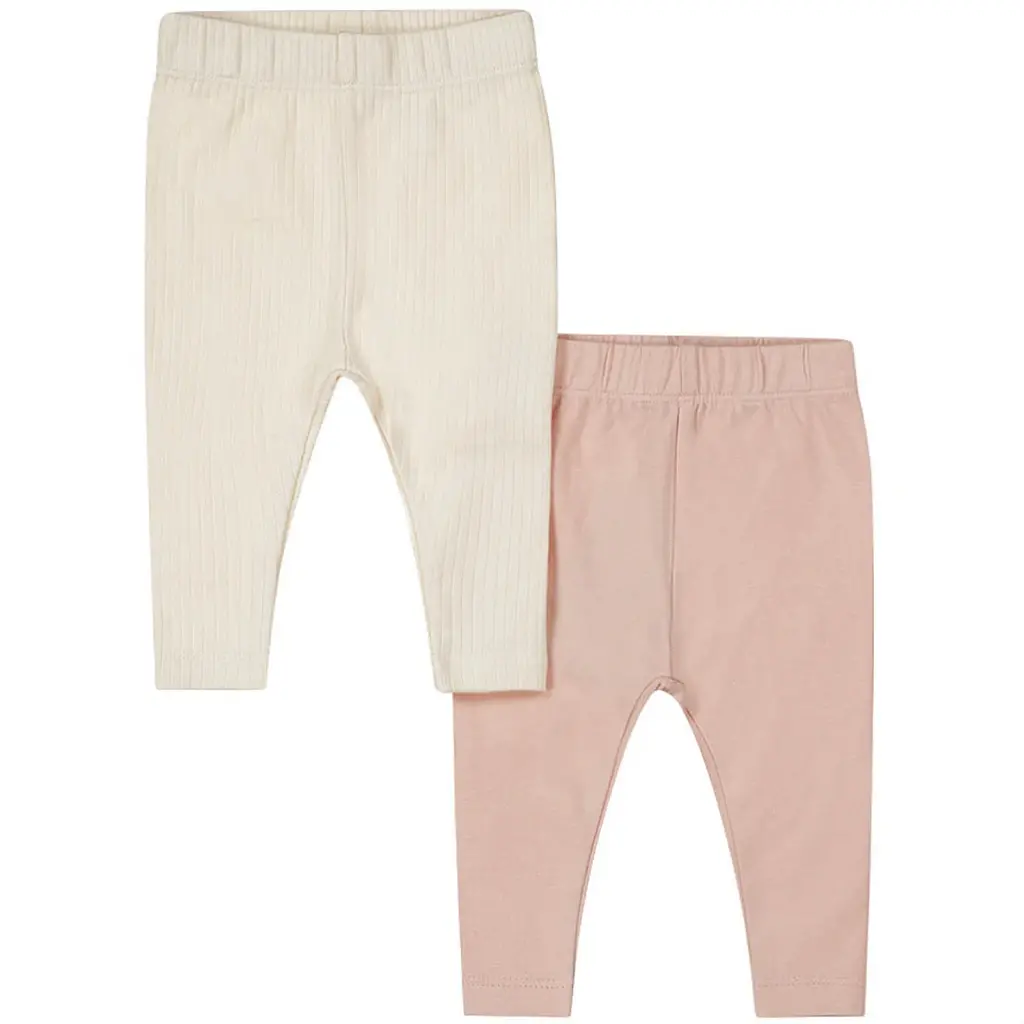 Twee leggings (light dusty pink/off-white)