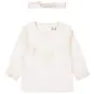 Dirkje Blouse met haarbandje (off-white)