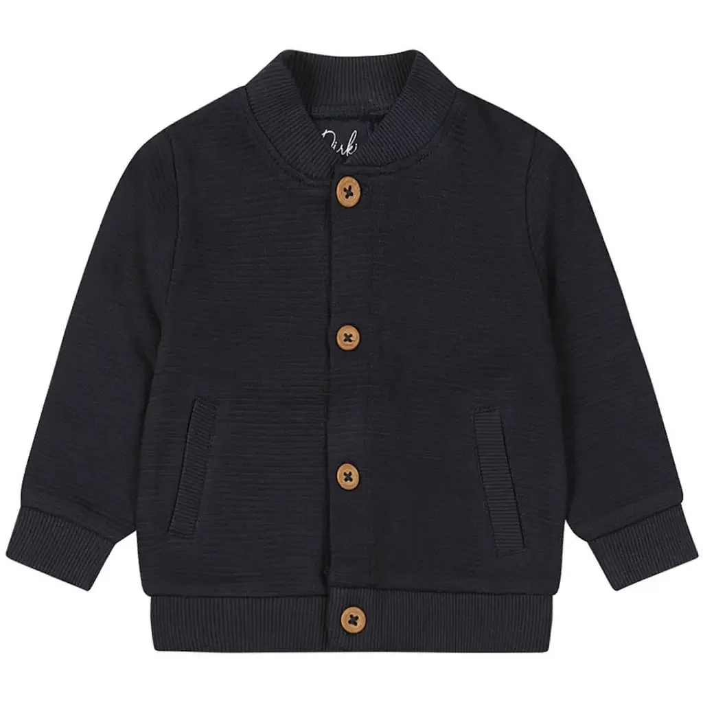 Gebreid baby vestje (navy)