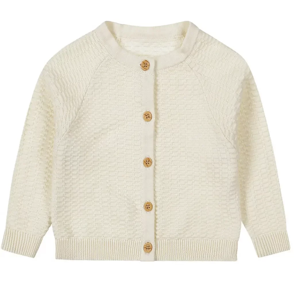 Gebreid baby vestje (off-white)