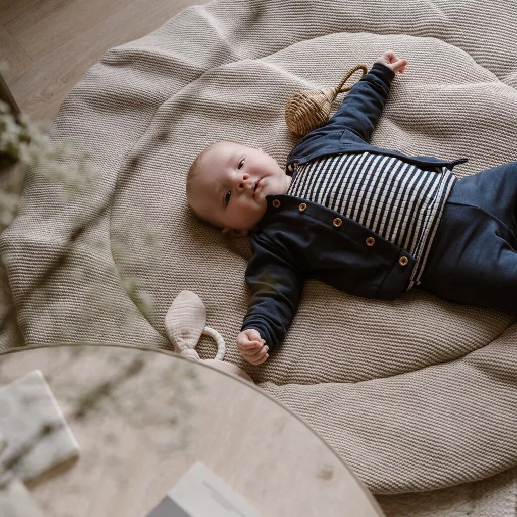 Set truitje met broekje en vestje (navy)