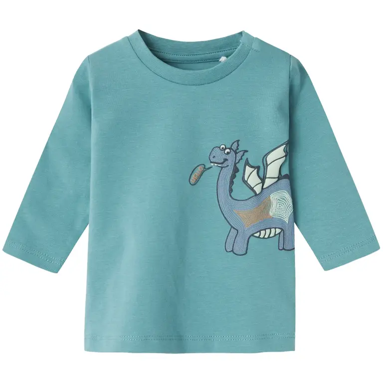 Longsleeve Drum (mineral blue)