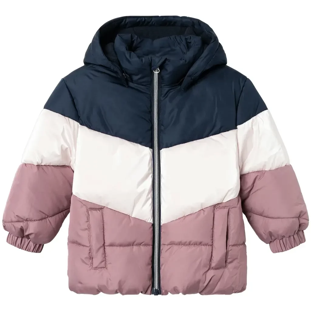 Winterjas puffer Mille (grape shake)