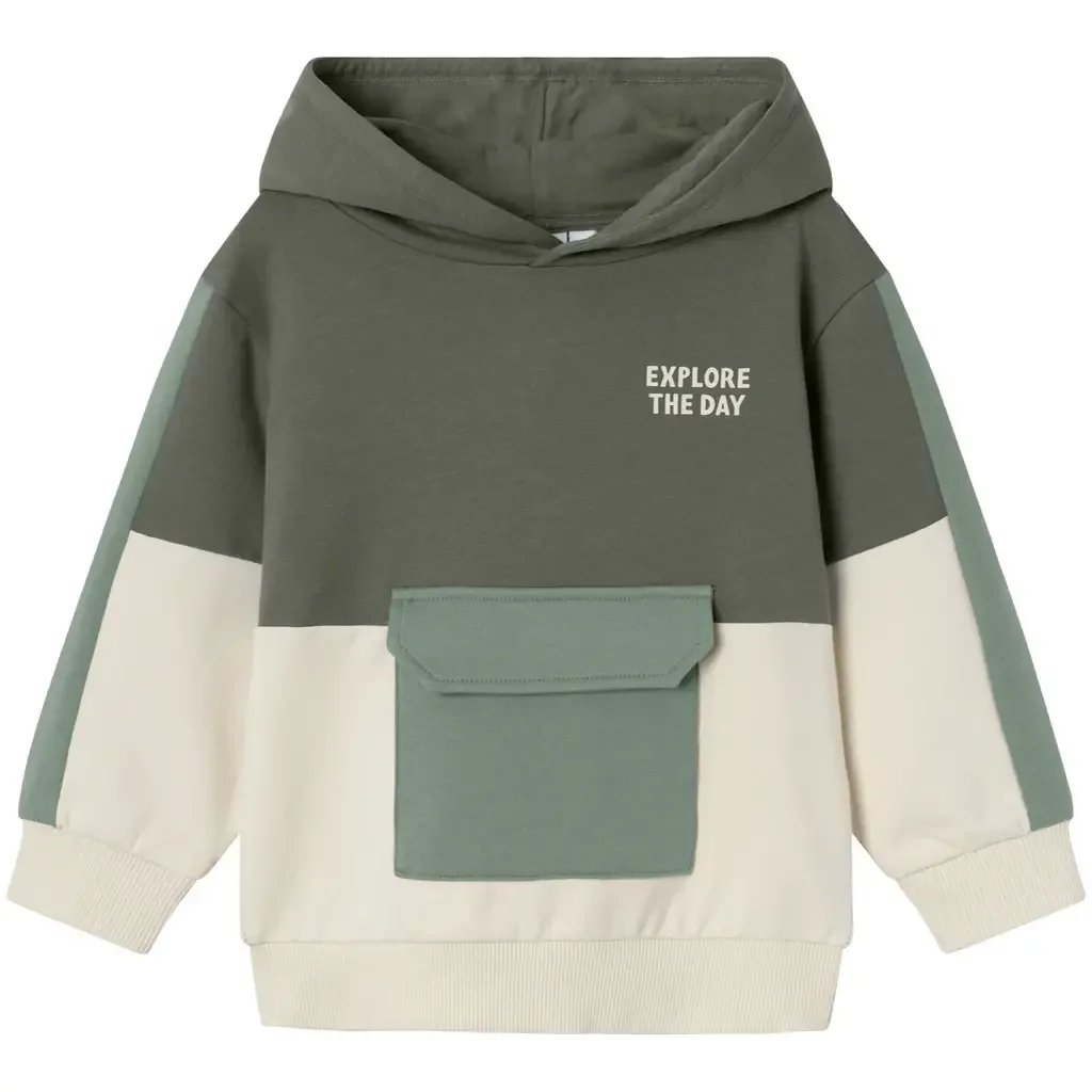 Trui hoodie Oaller (tea leaf)