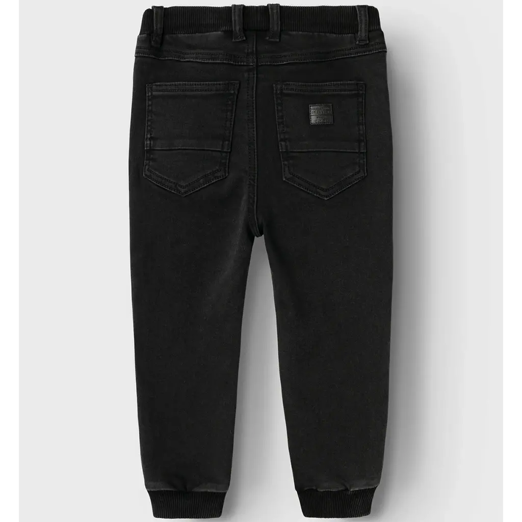 Jog jeans BAGGY FLEECE Ben (black denim)