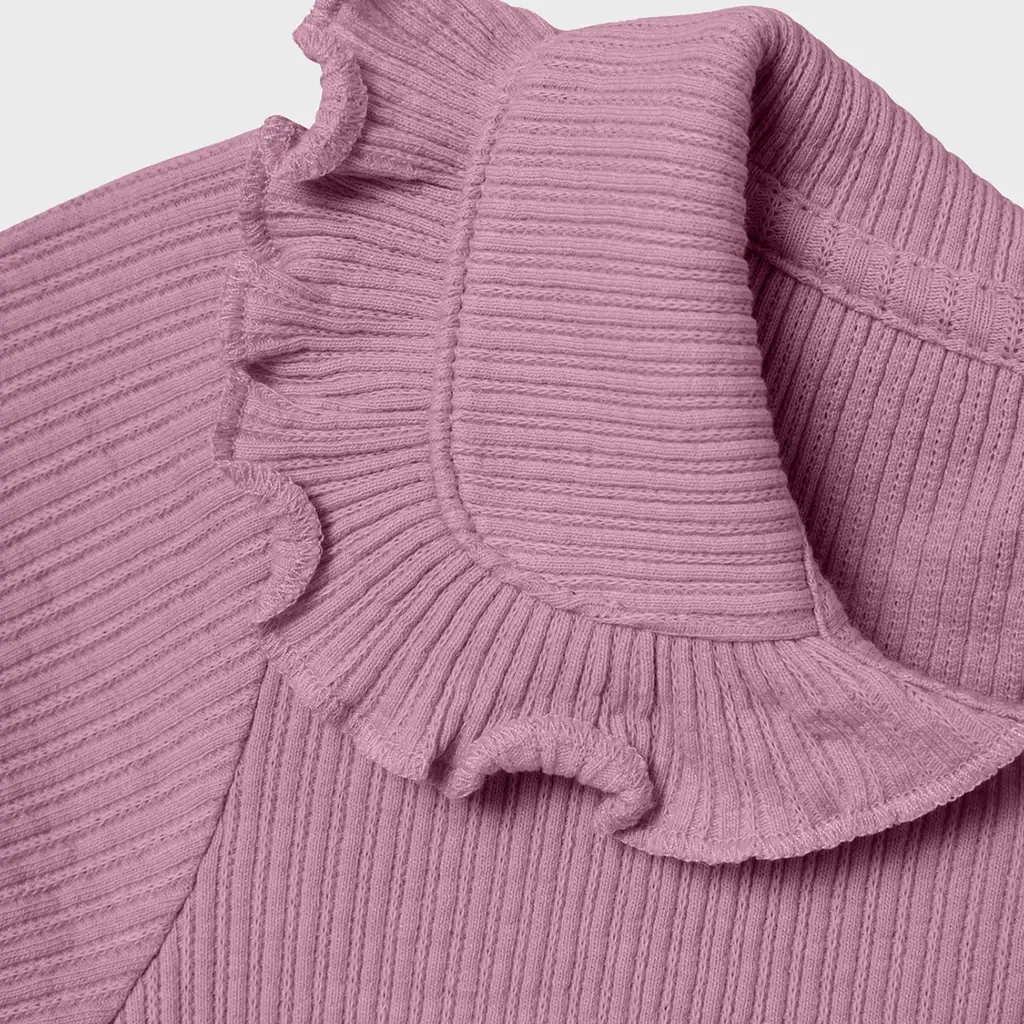 Longsleeve met kraag Olille (mauve orchid)