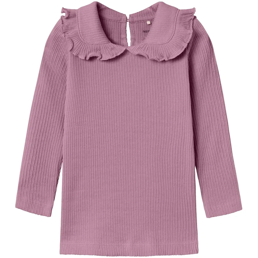 Longsleeve met kraag Olille (mauve orchid)