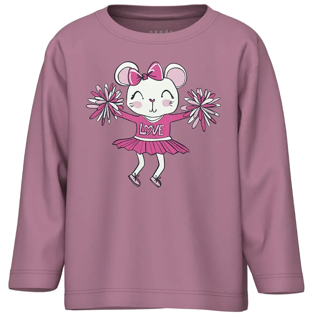 Longsleeve Veen (mauve orchid mouse)