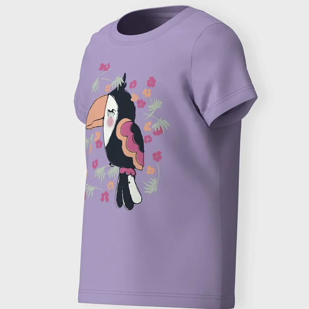 T-shirt Veen (purple rose)