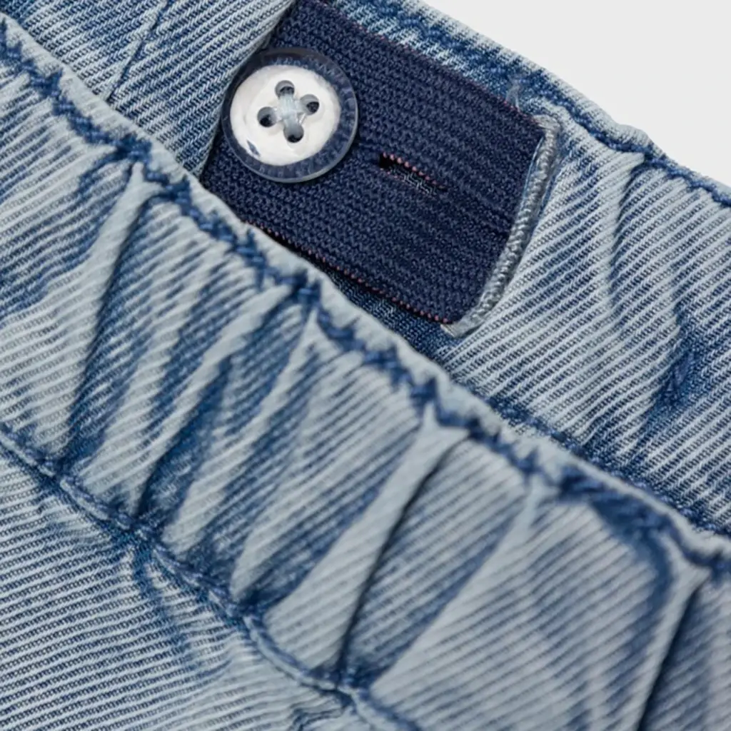 Korte jeans broek BAGGY Bella (light blue denim)