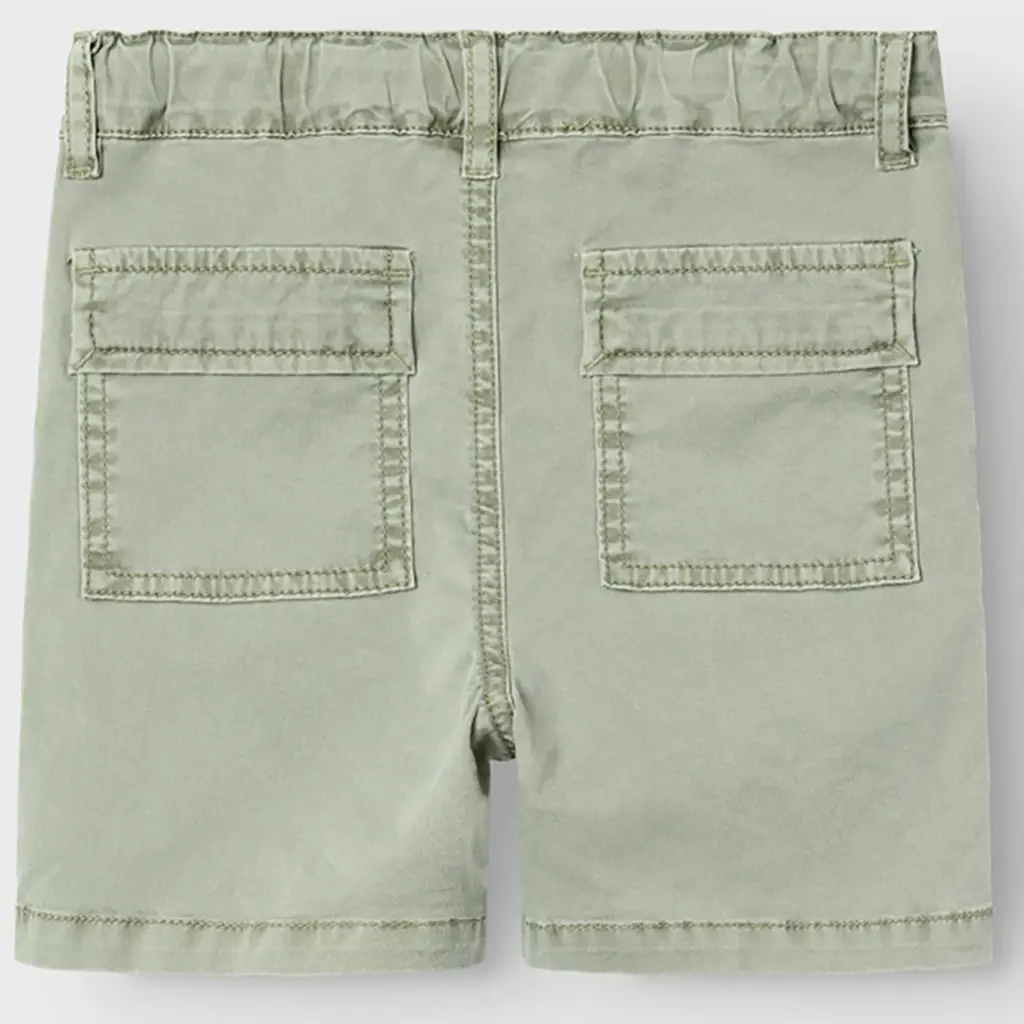 Jog jeans korte broek twill Ben (oil green)