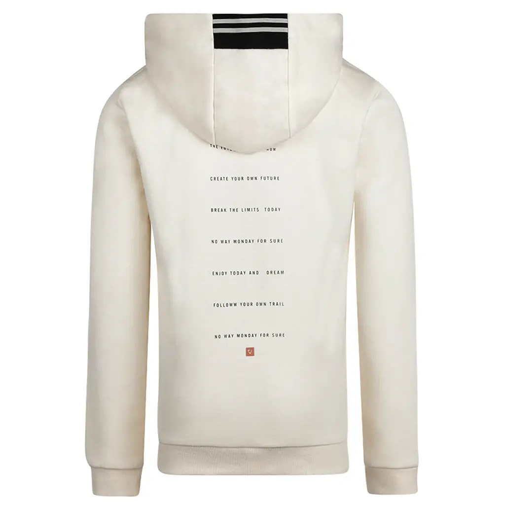 Trui hoodie (off white)