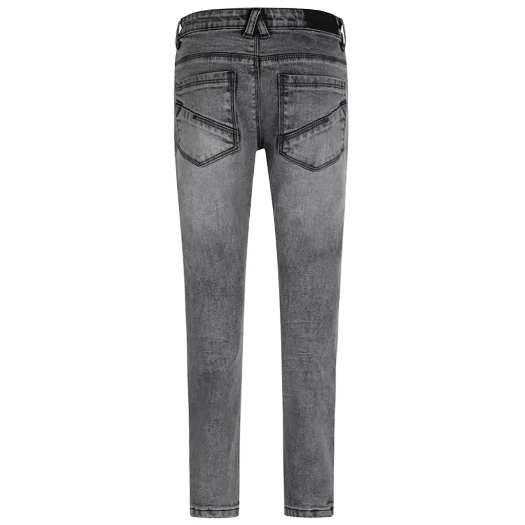 Jeans super stretch tapered fit (grey jeans)