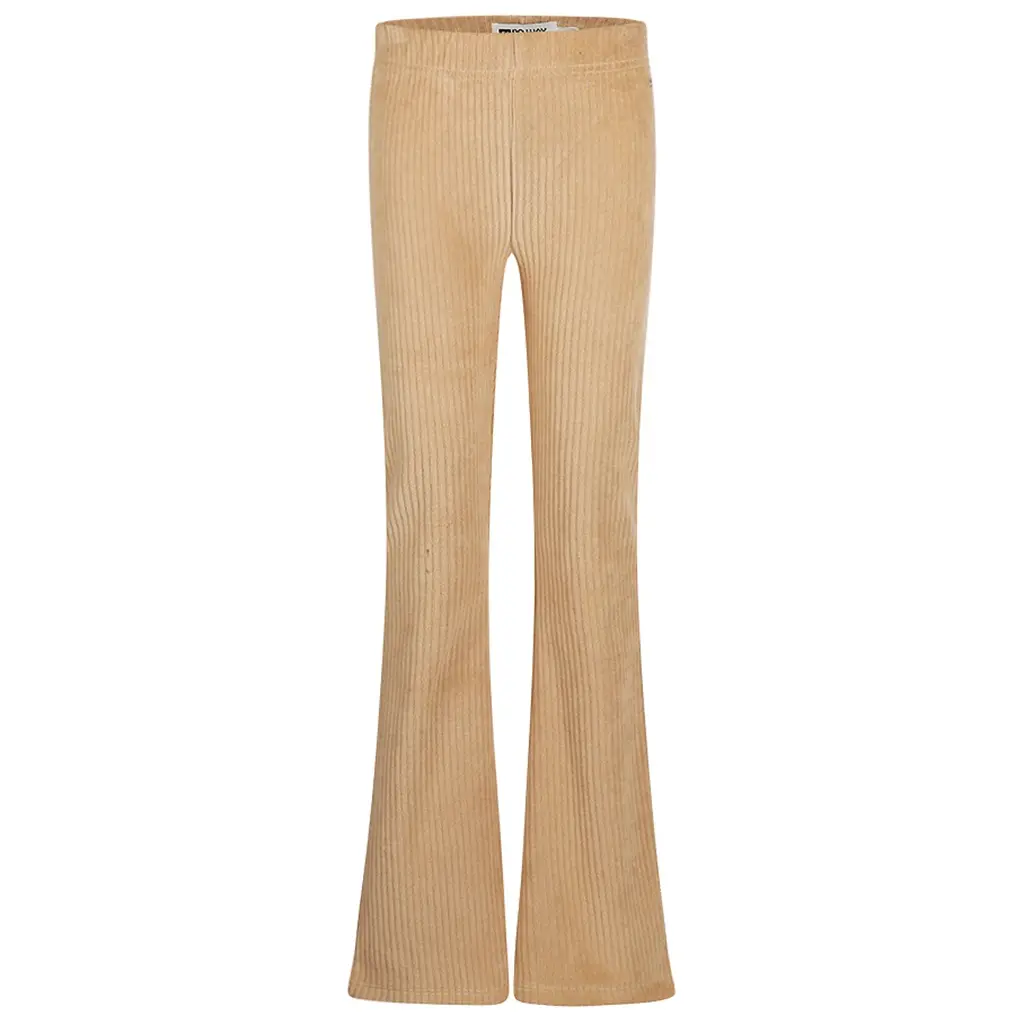 Broek flared (camel)