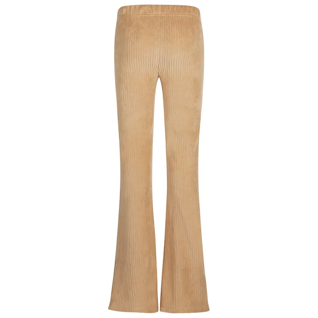 Broek flared (camel)