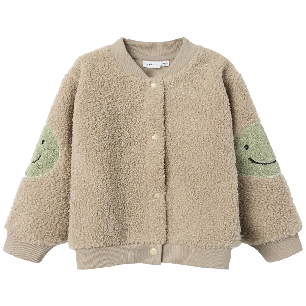 Teddy buitenvest Sand (pure cashmere)