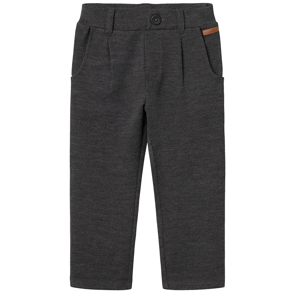 Zachte nette broek Robino (dark grey melange)