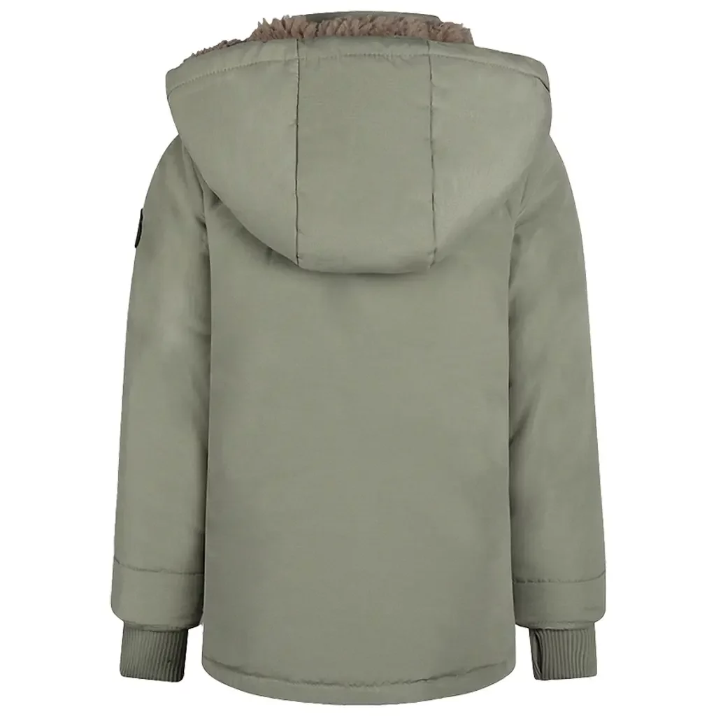 Winterjas parka (faded green)