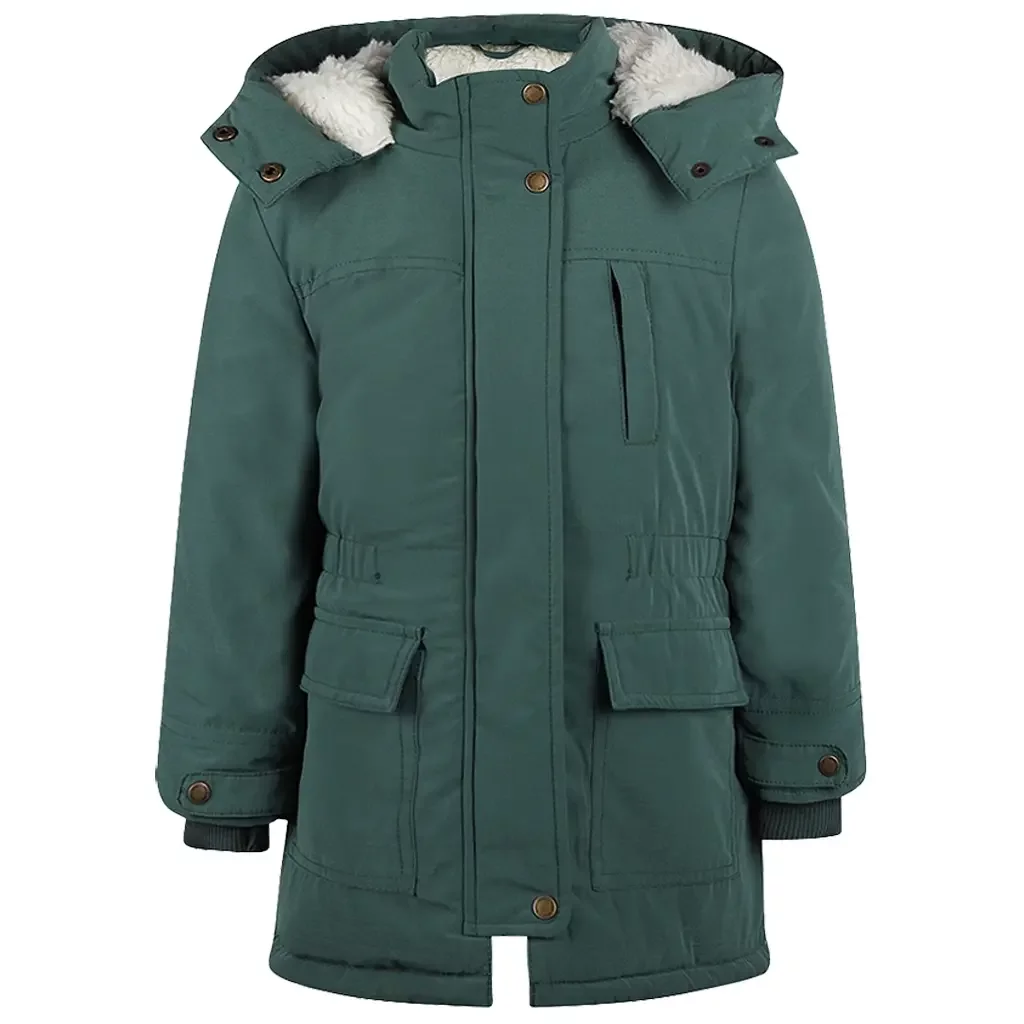 Winterjas parka (dark green)