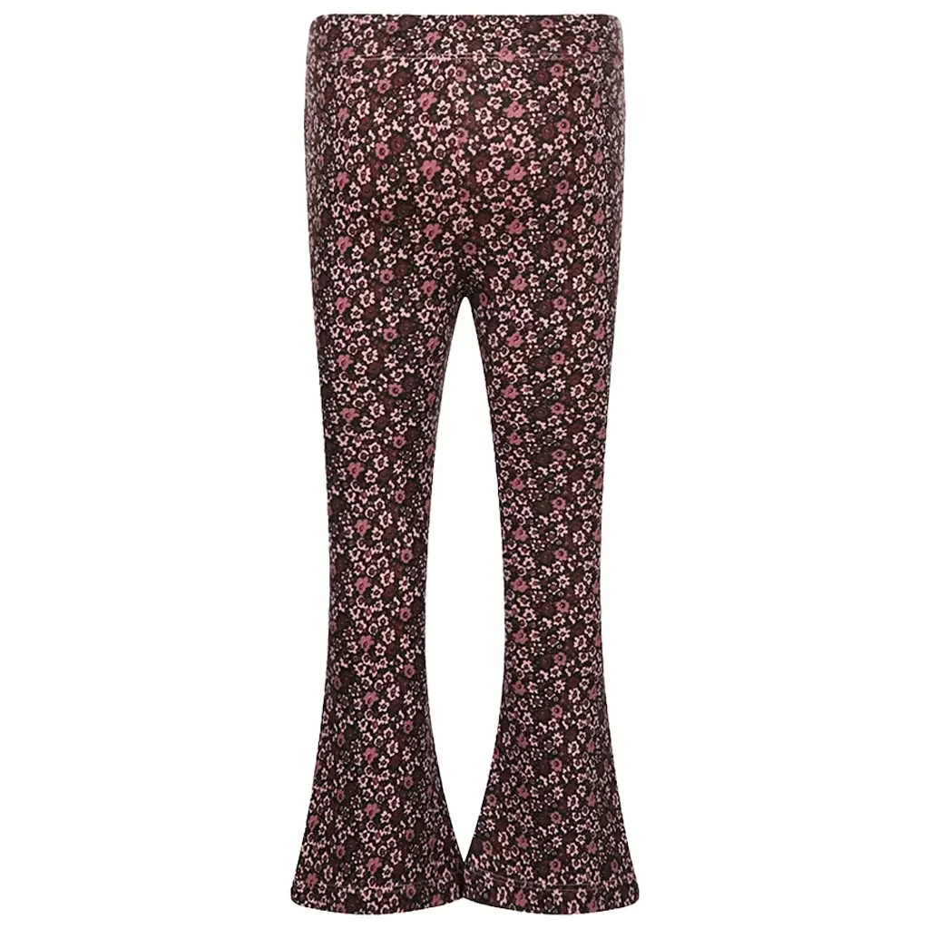 Broek flared (dusty pink)