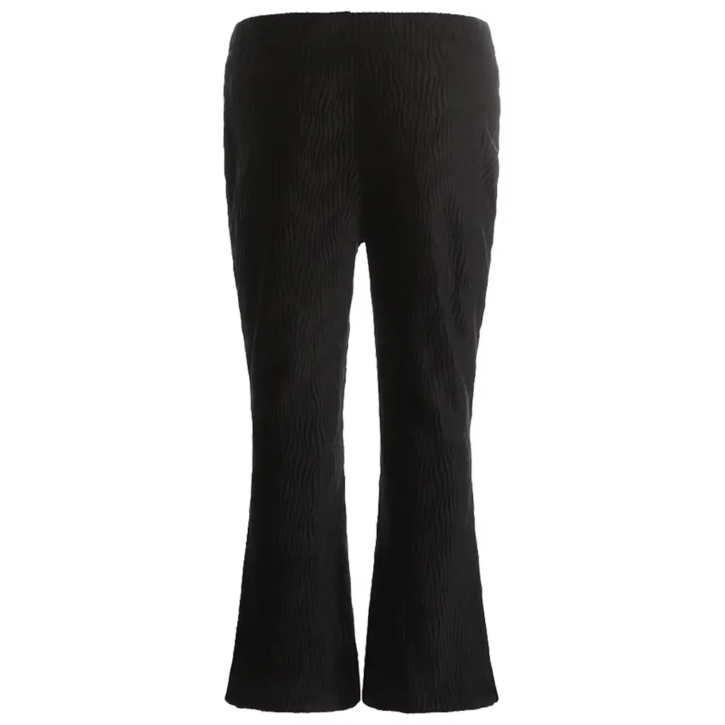 Broek flared (black)